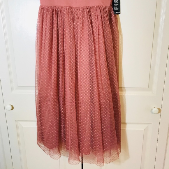 EXPRESS Flare Midi Dress - Picture 5 of 7